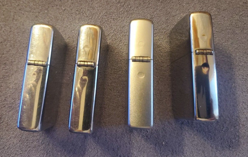 4 USED ZIPPO 5 Barrel Lighter Silver Tone - Picture 17 of 17
