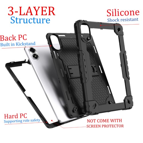 Funda para Tableta Vortex BTAB10/Vortex CMG101 10.1 pulgadas Híbrida Estuche Antigolpes - Imagen 28 de 87