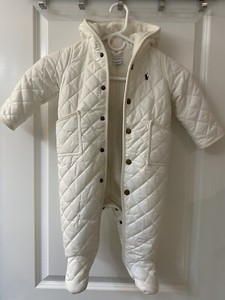 Ralph Lauren Rl Polo Baby Quilted One Piece Snowsuit Snow Coat Jacket Ebay Ralph Lauren Rl Polo Baby Quilted One Piece Snowsuit Snow Coat Jacket Ebay