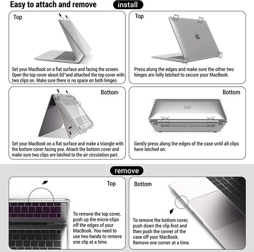 Etui IBENZER kompatybilne z MacBook Air 13" M1 A2337 A2179 A1932 - Zdjęcie 242 z 282
