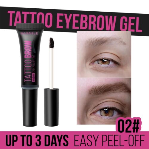 Tattoo Eyebrow Gel Tint Peel-off Dyeing Eyebrow Cream Waterproof Long Lasting AU - Picture 3 of 4