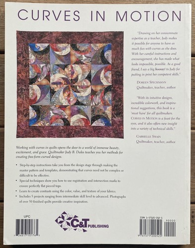 Curves in Motion - Quilt Designs & Techniques by Judy B. Dales (Paperback 1998) - Bild 2 von 14