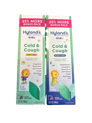 Hylands Naturals Cold And Cough Daytime And Nighttime Exp 4/26