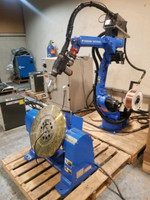 MOTOMAN MH6 WELDING ROBOT DX100 CONTROLLER MOTOMAN 2 AXIS TILT