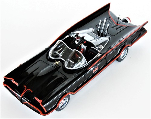 Batman Batmobile Race Car Vintage Classic Dragster Personalizzata Modello 1:18 GT 12 - Foto 11 di 15