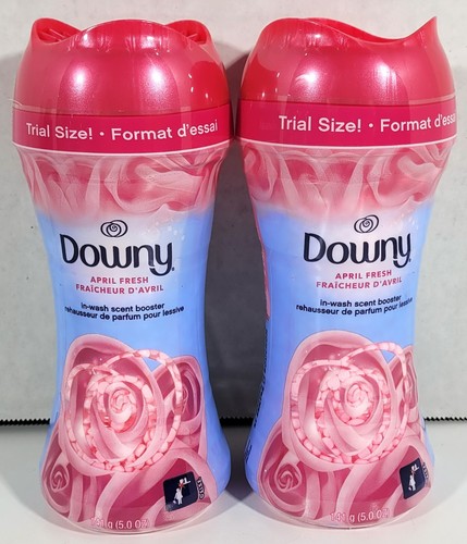 Lote de 2 Contenedores Downy April Fresco En Lavado Perlas Potenciadoras De Aroma 5.0 OZ - Imagen 1 de 3