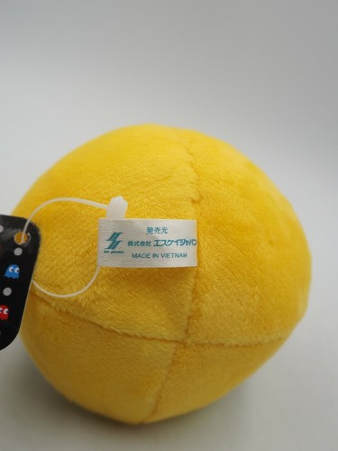 Pac-Man B1810 Yellow Sk Japan Plush Namco 3.5" Toy Doll Japan Mascot Keychain - Picture 6 of 8