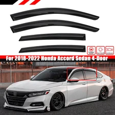 For 2018-2022 Honda Accord Sedan 4-Door Window Visor Vent Rain Guards Deflector