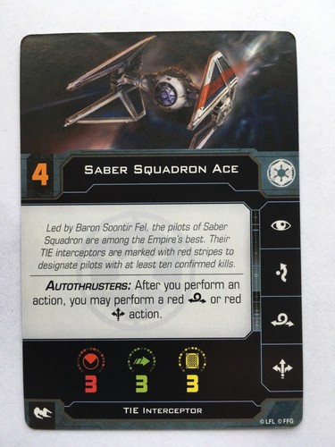 Star Wars X-Wing 2. Auflage: Galaktisches Imperium Pilotenkarten - Bild 24 von 63