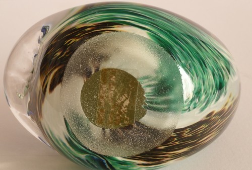 Bellissimo cigno iridescente vetro arte britannica Avondale ~ Molto bello - Foto 4 di 4