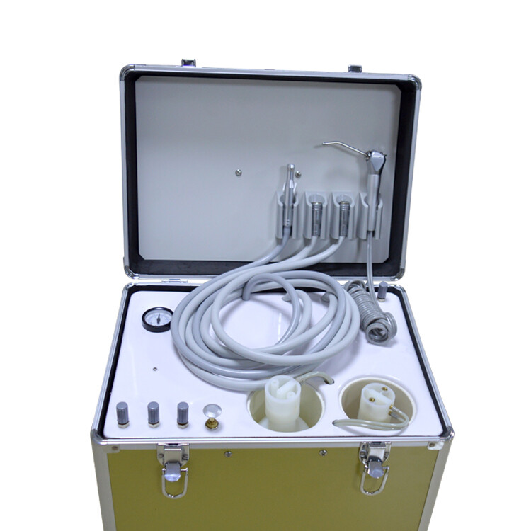 Dental Products Portable Mobile Air Turbine Unit with Built in Air