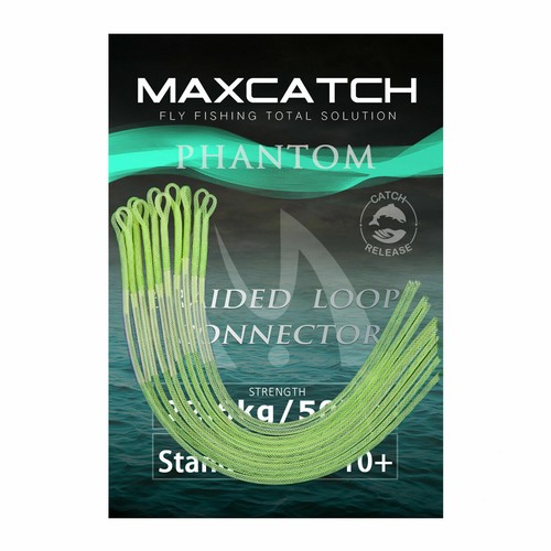 Maxcatch 10PCS 30/50lb Fly Fishing Braided Leader Loop Connectors - Photo 10/11