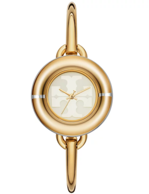NEW Tory Burch The Miller Gold Watch Interchangeable Bezel