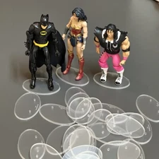 50 Display Stands BASE Fits 6'' Gi joe Marvel Legends Star Wars MOTU DC Figure Q