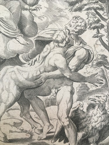 Gravur 16. Jh. Cornelis Bos Flämische Schule Ets Radierung 16. Renaissance - Bild 2 von 5