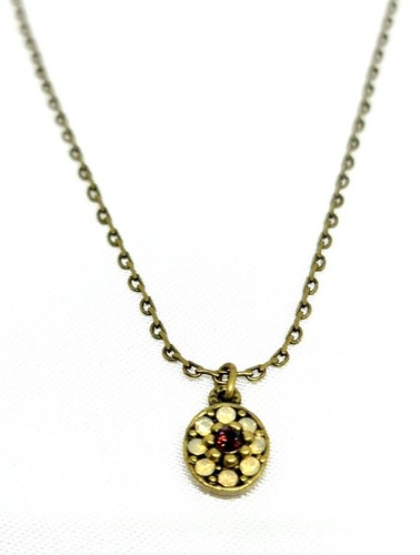 Crystals Pendant Flower #4534# Lovely Michal Negrin Necklace