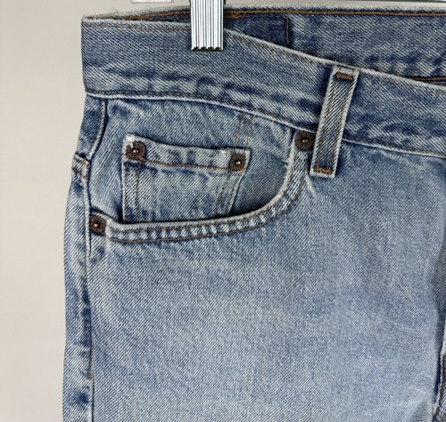 Vintage 90s LEVIS 505 Slim Fit Jeans WOMENS 11 / M Mid Rise Distressed Denim Dad - Picture 4 of 18