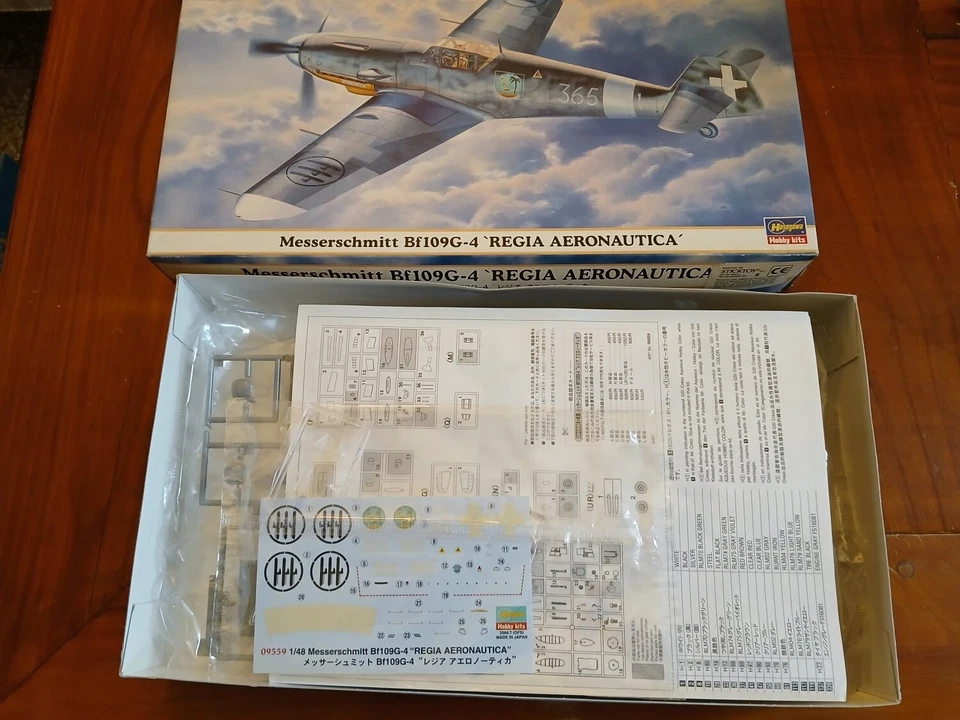 Hasegawa Messerschmitt Bf 109G-4 1/48 Regia Aeronautica Serie Sigillato - Immagine 2 di 3