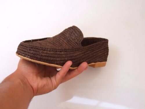 +Geschenk Marokkanische Raffia Sandalen Herren Schuhe Berber Pantoletten Babouche Handmade Pantoffeln - Bild 3 von 31