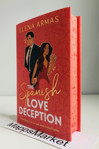 SIGNED The Spanish Love Deception by Elena Armas FAIRYLOOT EXCLUSIVE ~ Stenciled - Picture 9 of 20