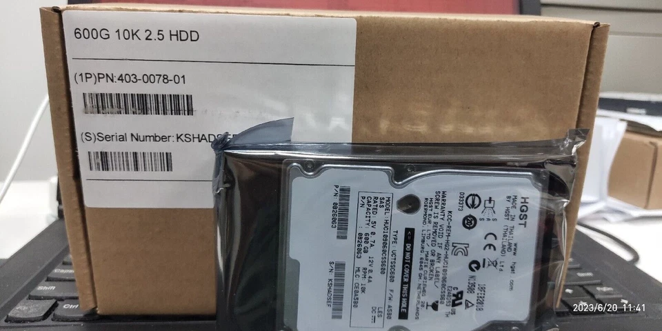 EMC isilon 600GB 403-0078-01 0B26013 S200 S210 10K 2.5" SAS HDD Hard Drive - Image 2 of 2