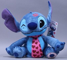 Disney 11" Lilo  Stitch Valentine's Day Swoon  Sway Stitch Soft Plush NWT