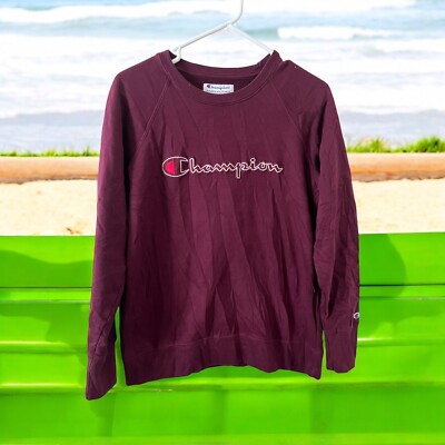Athletic Wear Champion Maroon Sweater Classic Champion Sweater