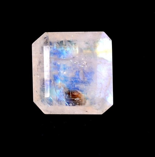 Natural Rainbow Moonstones Octagon Cut 11.50x11.50 mm 4.84 CTS Certified Gems - Picture 5 of 5