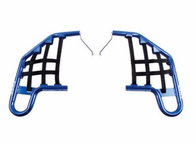 Yamaha YFZ 450 2004-2009 2012-2013 Standard Nerf Bars Black w//Red Net