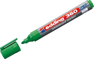 whiteboard marker edding 250 cap off rot Rundspitze Stärke 1,5-3 mm