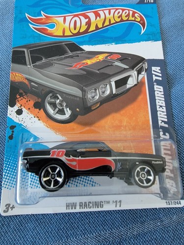 HOT WHEELS '69 PONTIAC FIREBIRD T/A NO TAMPOO ERROR. Rarität.