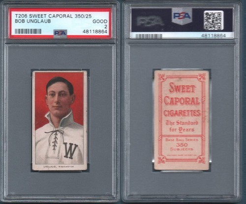 1909-11 T206 Baseball Tobacco ORIGINAL Cards - All PSA GRADED - U Pick - Picture 240 of 251