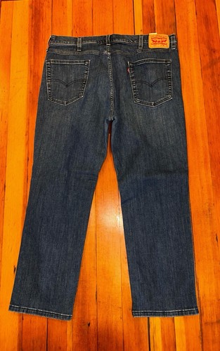 Jeans Levi's 541 uomo 38x30 vestibilità 38x28 blu lavaggio scuro denim dritto casual fit - Foto 3 di 12