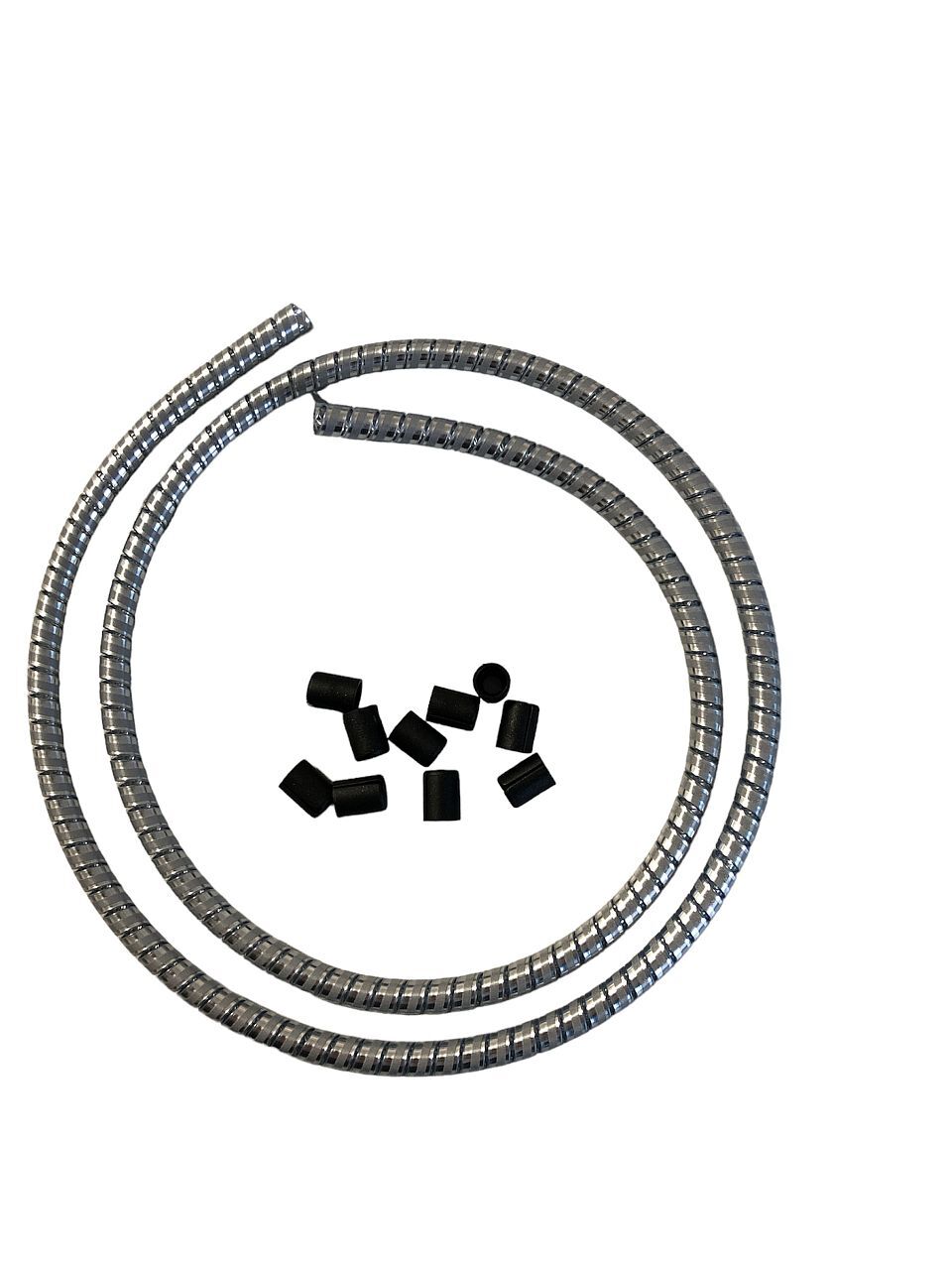 Спиральная лента Reflex Spiralhülle 1 м для Боудензюге 6 мм silber Zierspirale Spiralband Schutz