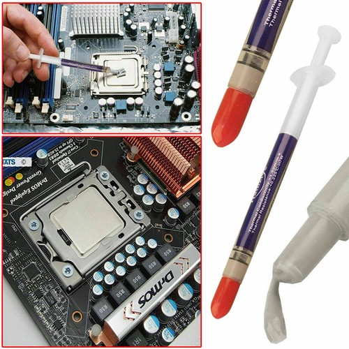 1/2/20x Silicone Thermal Heatsink Processor CPU Cooling Paste Grease Syringe LOT - Picture 3 of 24
