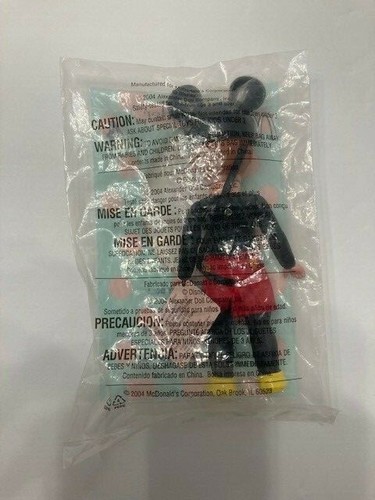 M.M. Disney Madam Alexander McDonalds Happy Food Toy Boy Doll 5"T bolsa sellada - Imagen 4 de 6