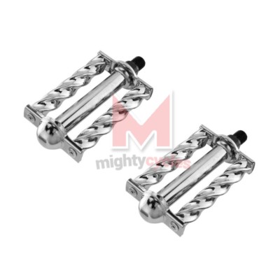 NEW Bicycle Twisted Pedals 1//2/" Gold Beach Cruiser Chopper Custom Lowrider Bikes