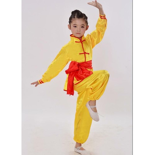 Chinese Kung Fu Wushu Martial Arts Uniform Tai Chi Performance Clothing Kids - Picture 9 of 10