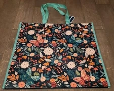 Marshalls Butterfly, Bee & Floral Large Reusable Shopping Tote Bag Eco Friendly