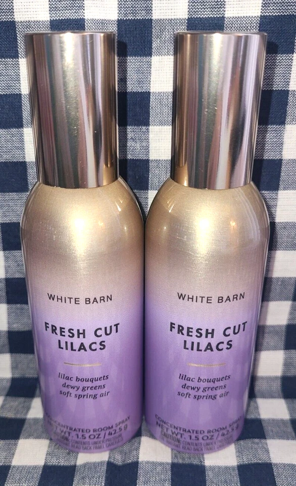 2-Pack NEW Fresh Cut Lilacs FADE Concentrated Room Spray Bath & Body Works