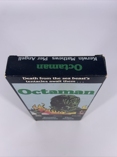 OCTAMAN 1973 (VHS, 1985) CONGRESS Creature Feature Horror Monster TESTED - Picture 8 of 24