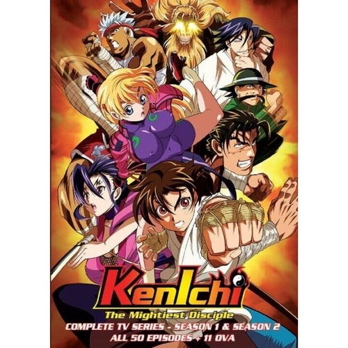 DVD Anime Shijou Saikyou no Deshi Kenichi Season 1+2 (1-50 End) + 11 OVA English
