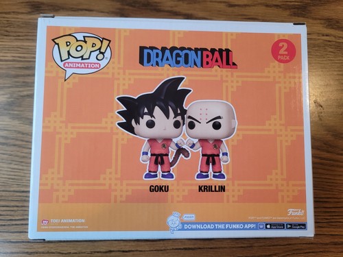 Funko Pop Goku & Krilin Pack de 2 Dragon Ball Anime Expo Exclusivo Hot Topic - Imagen 3 de 7