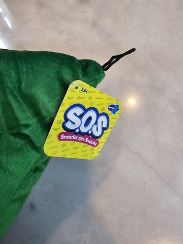S.O.S. Snacks On Snacks Series 1 Warheads Extreme Sour Candy Plush 11" NEW - Picture 2 of 4