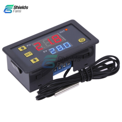 W3230 LCD DC 24V Digital Thermostat Temperature Controller Meter Regulator