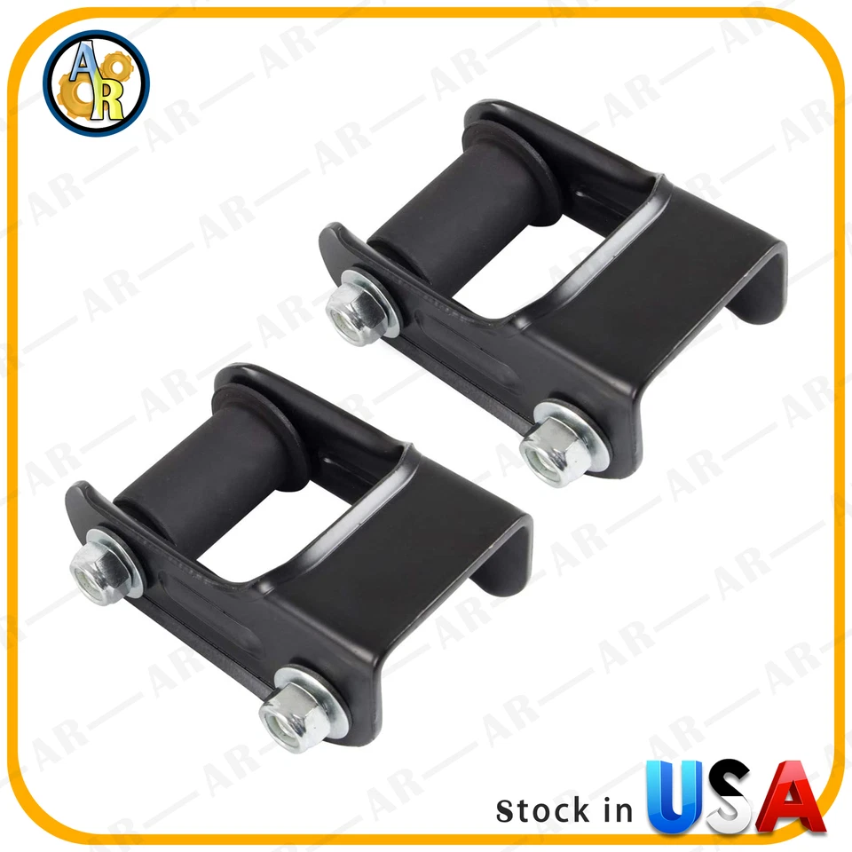 2pcs Leaf Spring Shackle Rear Lh&Rh Pair For Chevrolet Blazer S10 GMC Isuzu Olds Foto 2 de 4