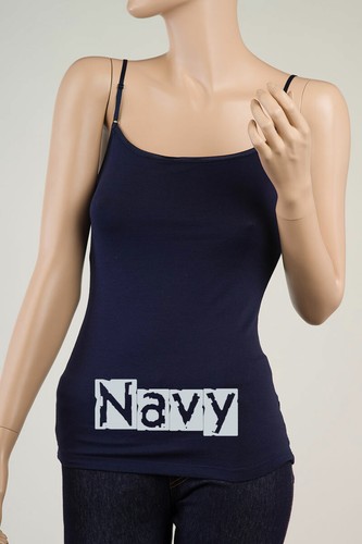 TANK Top Basic verstellbare Spaghettiriemen zugeschnitten CAMI Schichttank T-B1001 - Bild 11 von 15