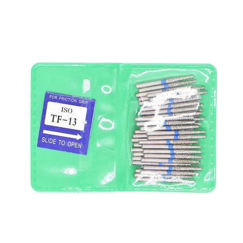50 Pezzi Frese Diamante Dentale FG Alta Velocità per Lucidare Lucidare Lucidatrici Denti - Foto 35 di 65
