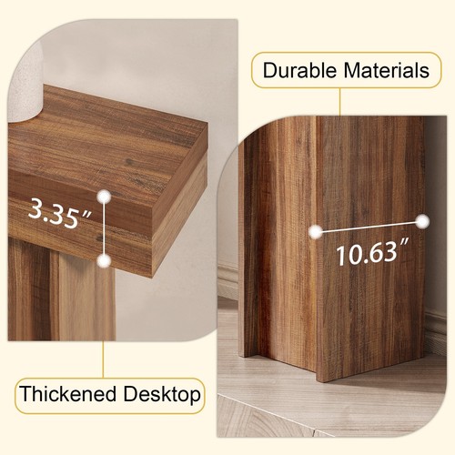 Narrow Console Table Sofa Table w/Open Display Shelf for Entryway/Hallway Room - Picture 5 of 12