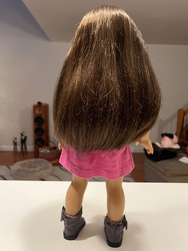 American Girl Puppe 18" GRACE Mädchen des Jahres 2015 NEUWERTIG enge Gliedmaßen glänzendes Haar - Bild 3 von 16